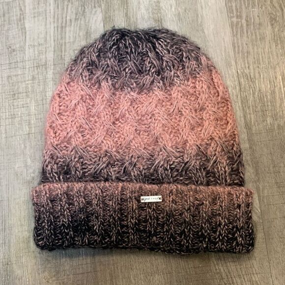 New!! jack & missy pink black knit Beanie hat - Picture 8 of 9